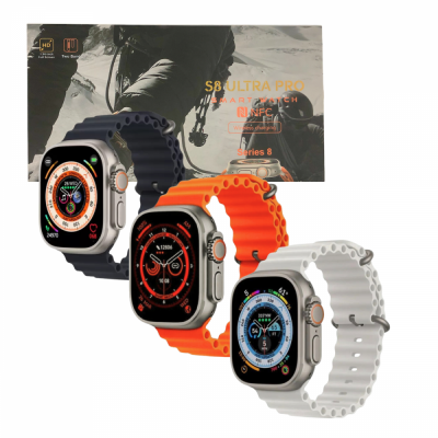 Relógio Inteligente Smartwatch 49mm com 02 pulseiras - Amoled NFC Serie X9 Ultra2
