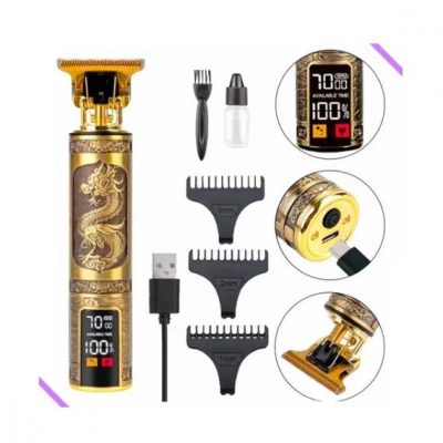 Máquina De Cortar Cabelo Barba Profissional Com Display Digital Altomex AL-3919