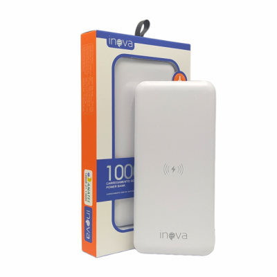 Power Bank por INDUÇÃO sem fio - 10000mAh INOVA POW-6948